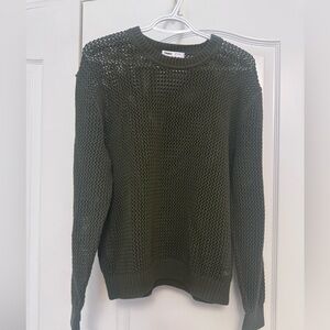 TNA Olive Knit loose stitch Sweater